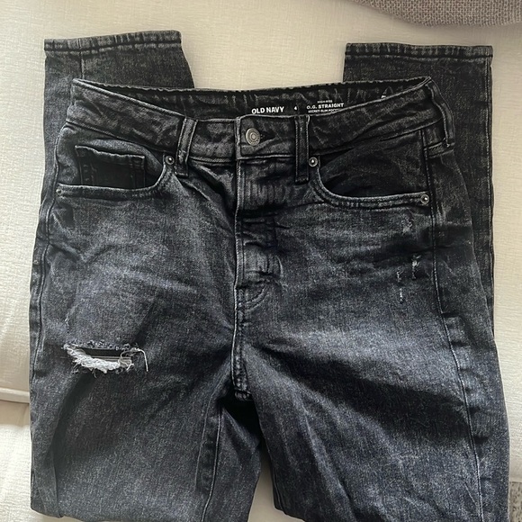 Old Navy High Waist O.G. Straight Jeans EUC - Picture 4 of 5